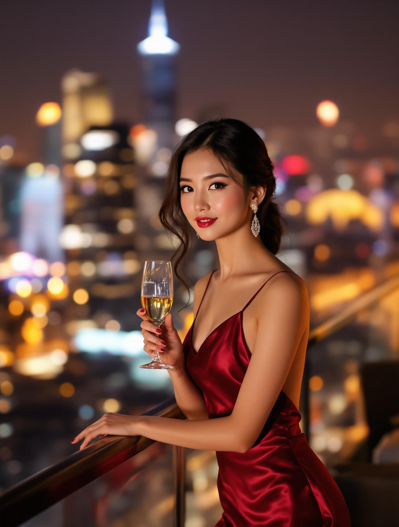 写真图 - 红酒之夜 - 成熟诱惑 - 御姐